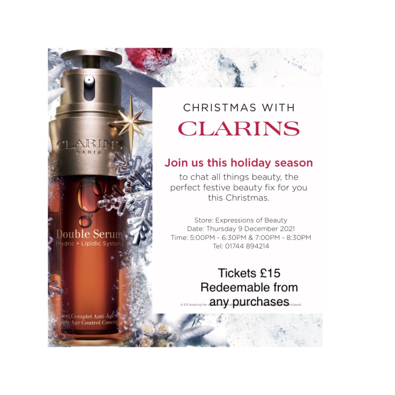 Christmas with Clarins Expressions of Beauty